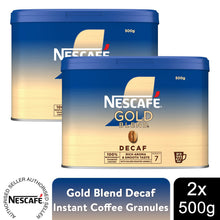 Load image into Gallery viewer, Nescafe Gold Blend Decaff Instant Coffee Granules, 2x500g