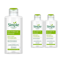 Load image into Gallery viewer, Simple Kind to Skin Eye Make-up Remover for Sensitive Skin 125ml, 3,6 or 12 Pack