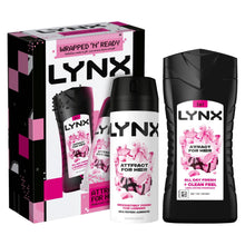 Load image into Gallery viewer, LYNX Attract for Her Duo Gift Set 2 piece, Choose Your Pack Size 1,2,3 or 4