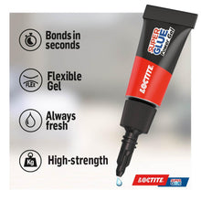 Load image into Gallery viewer, Loctite Mini Trio Super Glue Gel for High-Quality Repair for All Materials, 6x1g