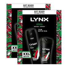 Load image into Gallery viewer, Lynx THE EPIC O.G. Africa Bodyspray XXL &amp; Bodywash 2 Pieces Gift Set For Him