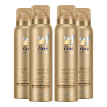 Load image into Gallery viewer, 4pk of 150ml Dove Derma Spa Gradual Self-Tan Body Mousse Medium to Dark