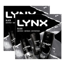 Load image into Gallery viewer, Lynx Black Body Wash, Body Spray &amp; Anti-Perspirant 3pcs Gift Set for Him