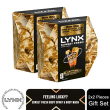 Load image into Gallery viewer, Lynx Sunset Fresh Gift Set with Spray &amp; Body Wash, Win FIFA 2026 Tickets