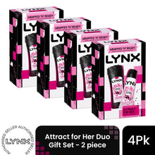 Load image into Gallery viewer, LYNX Attract for Her Duo Gift Set 2 piece, Choose Your Pack Size 1,2,3 or 4