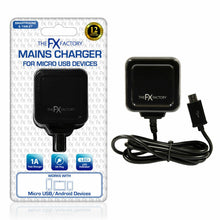 Load image into Gallery viewer, FX Factory Mains Charger For Micro USB Device 1A Fast Charger for AndroidDevices