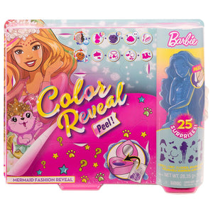 Barbie Color Reveal Peel Mermaid Fashion Doll with Accessories