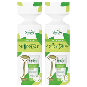 Simple Skin Kind Collection Facial Wash Gift Set for Her with Facial Jade Roller