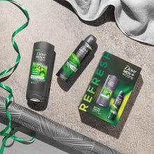 Load image into Gallery viewer, Dove Men+Care Refresh Extra Fresh Bodywash &amp; Antiperspirant 2pc Gift Set for Him
