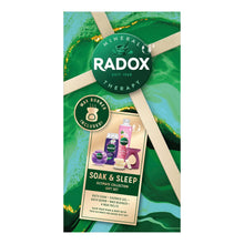Load image into Gallery viewer, Radox Soak &amp; Sleep ShowerGel, BathSoak &amp; BathBomb Gift Set for Her w/ Wax Burner
