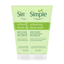 Load image into Gallery viewer, Simple Face Wash Range-Moisturising, Refreshing, Clear Pore Scrub or Glow, 150ml