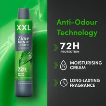 Load image into Gallery viewer, Dove Men+Care Advanced XXL Anti-Perspirant Aerosol Deo Extra Fresh 300ml, 6 PacK