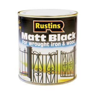 Matt Black Paint Quick Drying 2.5 Litre