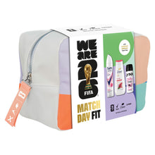 Load image into Gallery viewer, FIFA Match Day Fit Gift Set for Her with Body Wash Body Spray and Wash Bag