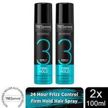 Load image into Gallery viewer, TRESemme Firm Hold Hairspray 24 Hour Frizz Control Lightweight, 2x100ml