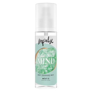 Impulse Balanced Mind Body Fragrance Mist Fruity, Jasmine & WarmVanilla, 3x150ml