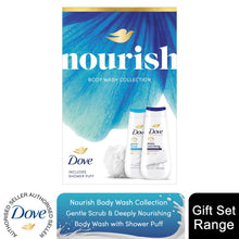 Load image into Gallery viewer, Dove Nourish Duo Advance Gift Set with Exfoliating &amp; Nourishing Bodywash