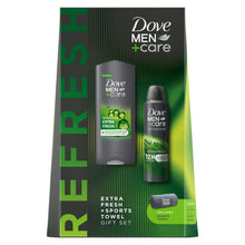 Load image into Gallery viewer, Dove Men+Care Extra Fresh Duo and Lynx Africa Duo Gift Set Bundle for Him