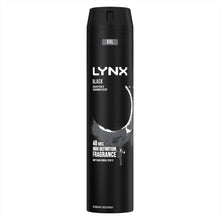 Load image into Gallery viewer, 6 Pack Lynx XXL 48H Fresh Deodorant Body Spray, Black, 250ml