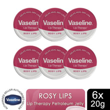 Load image into Gallery viewer, Vaseline Lip Balm Rosy Lips 20g, 6 Pack Lip Therapy Moisturising Soft Tint Care