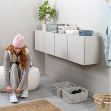Load image into Gallery viewer, SmartStore Essence Large 11.4L Storage Basket, Pack of 3 Organiser Boxes, Linen