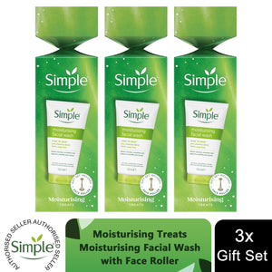 Simple Gift Set Moisturising Treats Skincare Face Wash 150ml Gentle Care Set