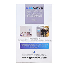 Load image into Gallery viewer, GELCAVE Automatic Hand Sanitiser Dispenser - Wall Mounted, Motion Sensor, 700ml