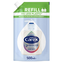 Load image into Gallery viewer, Carex 2 Hour Protection Antibacterial Hand Wash Refills Moisture 500ml, 3 Pack