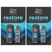 Load image into Gallery viewer, Dove Men+Care Restore Duo Gift Set Clean Comfort Bodywash &amp; Classic Deodorant