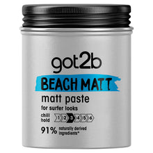 Load image into Gallery viewer, 1pk, 2pk or 3pk of 100ml Schwarzkopf got2b Beach Matt Surfer Look Matt Paste