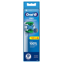 Load image into Gallery viewer, Oral-B Pro Precision Clean Electric Toothbrush Refill Replacement Heads, 4 Pack