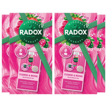 Load image into Gallery viewer, Radox Cleanse &amp; Revive Shower Gel &amp; Bath Bomb Gift Set for Her w/ Shower Steamer