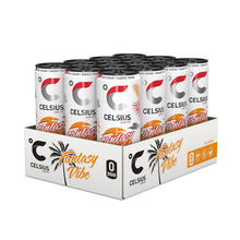 Load image into Gallery viewer, Celsius Live Fit Sparkling Energy Drink Fantasy Vibe with Zero Sugar 355ml, 12Pk