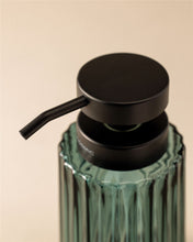 Load image into Gallery viewer, Cosmic Lido Soap Dispenser | Glass | Bluish Green | 300ml
