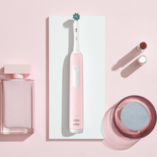 Load image into Gallery viewer, Oral-B Pro 1 Cross-Action Electric Rechargeable Toothbrush with 3 Modes, Pink