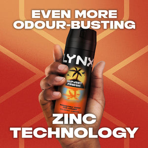 Lynx Sunset Fresh Gift Set with Body Spray & Socks Cracker - Citrus Clean Scent