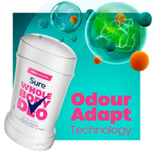 Load image into Gallery viewer, Sure Wild Rose Whole Body 48H Odour Control Deodorant Stick 50ml, 6 pack