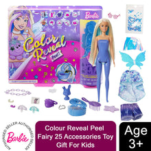 Load image into Gallery viewer, Barbie Color Reveal Peel Fairy Fashion Doll with Accessories