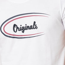 Load image into Gallery viewer, Jack &amp; Jones Jorriley Crew Neck T-Shirt Short Sleeve White Cotton Tee Size XS