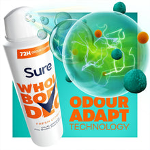 Load image into Gallery viewer, Sure Whole Body Fresh Citrus Bundle Spray, Stick &amp; Cream AluminiumFree for Women