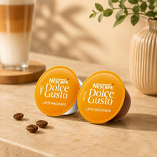 Load image into Gallery viewer, Nescafe Dolce Gusto Coffee Pods Caps Box of 16 Latte Macchiato