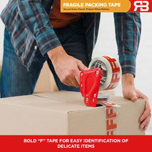 Load image into Gallery viewer, Fragile Tape 48mm x 66m Packing Tape for Parcels &amp; Boxes, 24 Rolls