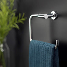 Load image into Gallery viewer, COSMIC Towel Ring Grey 22.5x16x8.5 cm | Screw Mount
