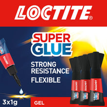Load image into Gallery viewer, Loctite Mini Trio Super Glue Gel for High-Quality Repair for All Materials, 6x1g