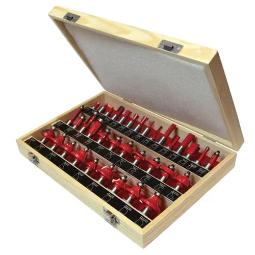 1/2in TCT Router Bit Set, 35 Piece