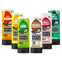 Load image into Gallery viewer, Original Source Vegan Shower Gel with 100% natural Fragrance 500ml, 6 Pack