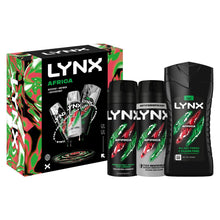Load image into Gallery viewer, Lynx Africa Gift Set, Body Wash Spray Deodorant Trio,Long Lasting Freshness