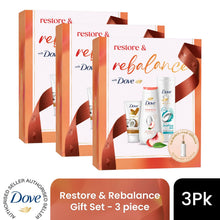 Load image into Gallery viewer, DOVE Restore &amp; Rebalance Gift Set 3 piece, Choose your pack 1,2,3 or 4