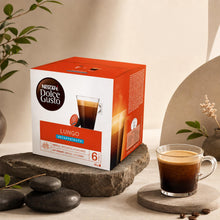 Load image into Gallery viewer, Nescafe Dolce Gusto Coffee Pods 3x Boxes / 48 Caps Cafe Lungo Decaf