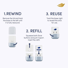 Load image into Gallery viewer, Dove Peony &amp; Pineapple Anti-Perspirant Starter Kit 1x Case or 35ml Refill, 6 Pk